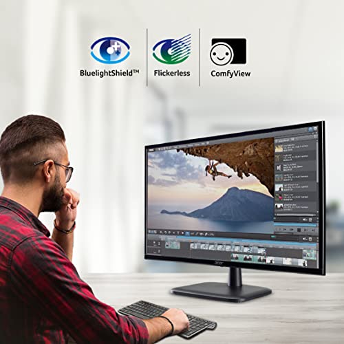 Acer EK220Q 21.5 Inch (54.61 Cm) Full HD (1920x1080 Pixels) VA Panel LCD Monitor with LED Back Light 250 Nits HDMI, VGA Ports (Black) Acer EK220Q 21.5 Inch (54.61 Cm) Full HD (1920x1080 Pixels) VA Panel LCD Monitor with LED Back Light 250 Nits HDMI, VGA Ports (Black)