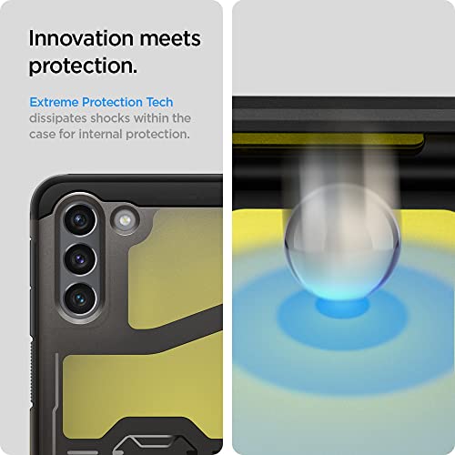Spigen Tough Armor Back Cover Case Compatible with Galaxy S21+ 5G (TPU + Poly Carbonate | Gunmetal) Spigen Tough Armor Back Cover Case Compatible with Galaxy S21+ 5G (TPU + Poly Carbonate | Gunmetal)