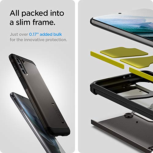 Spigen Tough Armor Back Cover Case Compatible with Galaxy S21+ 5G (TPU + Poly Carbonate | Gunmetal) Spigen Tough Armor Back Cover Case Compatible with Galaxy S21+ 5G (TPU + Poly Carbonate | Gunmetal)
