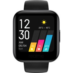realme Classic Watch 3.56 cm 1.4Large HD Color Display Full Touch Screen SpO2, Continuous Heart Rate Monitor Black Free Size RMA161
