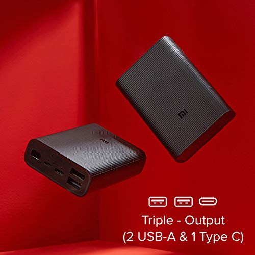 MI 10000mAh Lithium Ion Pocket Pro Power Bank with 22.5 Watt Fast Charging Black MI 10000mAh Lithium Ion Pocket Pro Power Bank with 22.5 Watt Fast Charging Black