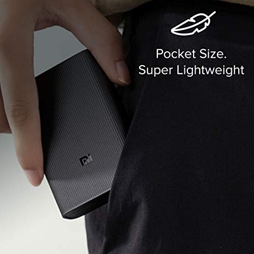 MI 10000mAh Lithium Ion Pocket Pro Power Bank with 22.5 Watt Fast Charging Black MI 10000mAh Lithium Ion Pocket Pro Power Bank with 22.5 Watt Fast Charging Black