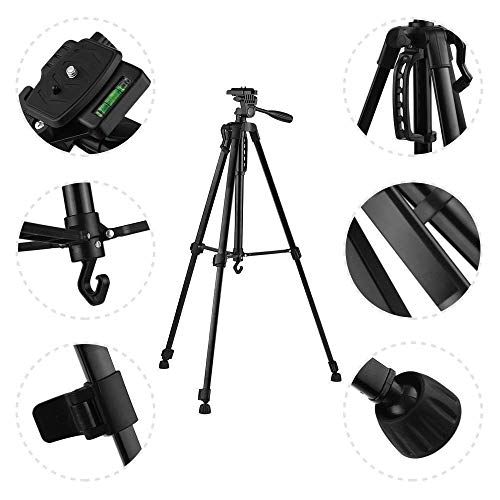 Tygot 3366 Aluminum Tripod (55-Inch), Universal Lightweight Tripod with Mobile Phone Holder Mount Cameras Tygot 3366 Aluminum Tripod (55-Inch), Universal Lightweight Tripod with Mobile Phone Holder Mount Cameras