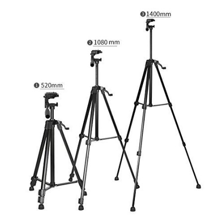 Tygot 3366 Aluminum Tripod (55-Inch), Universal Lightweight Tripod with Mobile Phone Holder Mount Cameras Tygot 3366 Aluminum Tripod (55-Inch), Universal Lightweight Tripod with Mobile Phone Holder Mount Cameras