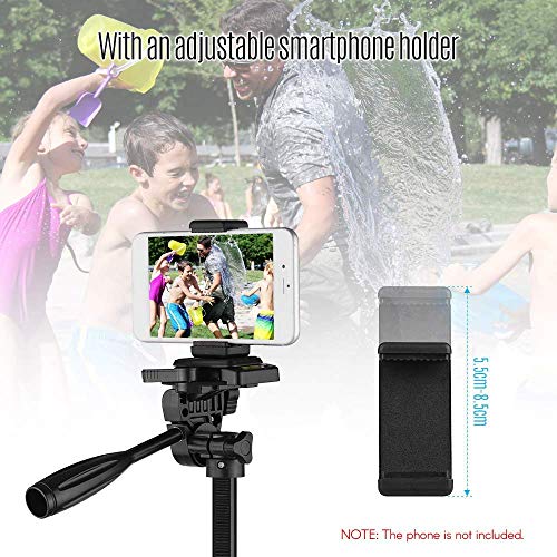 Tygot 3366 Aluminum Tripod (55-Inch), Universal Lightweight Tripod with Mobile Phone Holder Mount Cameras Tygot 3366 Aluminum Tripod (55-Inch), Universal Lightweight Tripod with Mobile Phone Holder Mount Cameras