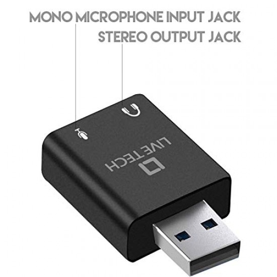 Live Tech Champ USB Sound Card HiFi Magic Voice 7.1CH