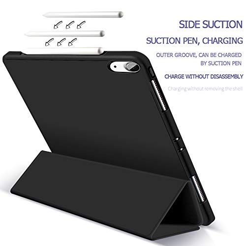 Robustrion Smart Flexible Trifold Flip Case Cover for iPad Air 5th Generation Cover iPad Air 4th Generation iPad Air 5th 4 10.9 inch - Black Robustrion Smart Flexible Trifold Flip Case Cover for iPad Air 5th Generation Cover iPad Air 4th Generation iPad Air 5th 4 10.9 inch - Black