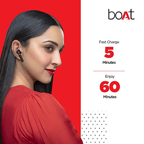 Boat Airdopes 481V2 Bluetooth Truly Wireless Earbuds with Mic(Active Black) Boat Airdopes 481V2 Bluetooth Truly Wireless Earbuds with Mic(Active Black)