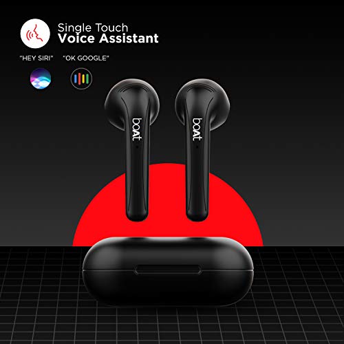 Boat Airdopes 481V2 Bluetooth Truly Wireless Earbuds with Mic(Active Black) Boat Airdopes 481V2 Bluetooth Truly Wireless Earbuds with Mic(Active Black)
