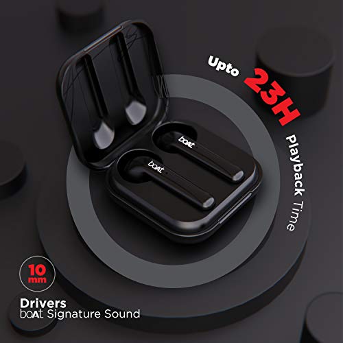 Boat Airdopes 481V2 Bluetooth Truly Wireless Earbuds with Mic(Active Black) Boat Airdopes 481V2 Bluetooth Truly Wireless Earbuds with Mic(Active Black)
