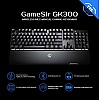 GameSir GK300 Wireless Mechanical Gaming Keyboard with LED Backlight Black