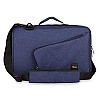 Protecta Vertex Lite Slim Profile Laptop Briefcase Bag with Organiser to 13.3 Inch BLUE