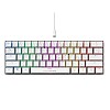 Cosmic Byte CB-GK-35 Themis 61 Key Mechanical Per Key RGB Gaming Keyboard with Outemu Swappable Red Switches and Software (White)