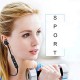 AIRTREE  Wireless Magnet Bluetooth Earphone Headphone with Mic, Sweatproof Sports Headset,  (Black)