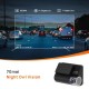 70mai A800S True 4K Dual Channel Car Dash Camera, 2160P Front and 1080P Rear, Built-in GPS Logger, IMX415 Sensor Dash cam