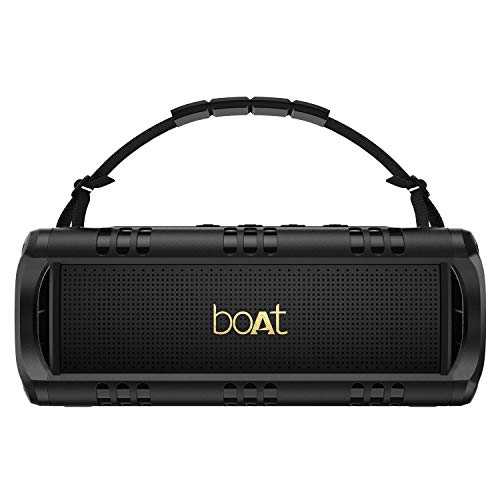 boAt Stone 1400 Mini 18W Bluetooth Speaker with Upto 6 hours Playback, IPX5 Water Resistance, Type C Charging, TWS feature((Active Black) boAt Stone 1400 Mini 18W Bluetooth Speaker with Upto 6 hours Playback, IPX5 Water Resistance, Type C Charging, TWS feature((Active Black)