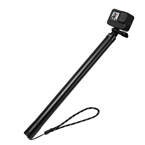 TELESIN 118"/3 Meters Ultra Long Selfie Stick for GoPro Max Hero 9 8 7 6 5 4 3+, Insta 360 One R One X, DJI Osmo Black TELESIN 118"/3 Meters Ultra Long Selfie Stick for GoPro Max Hero 9 8 7 6 5 4 3+, Insta 360 One R One X, DJI Osmo Black