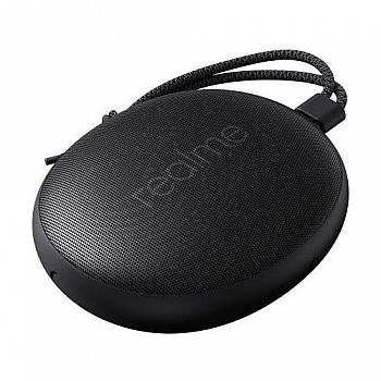 Realme Cobble with Bass Radiator 5W Bluetooth Speaker Metal Black, Stereo Channel