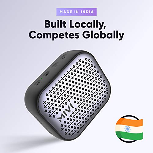Mivi Roam 2 Bluetooth 5W Portable Speaker,24 Hours Playtime Black Mivi Roam 2 Bluetooth 5W Portable Speaker,24 Hours Playtime Black