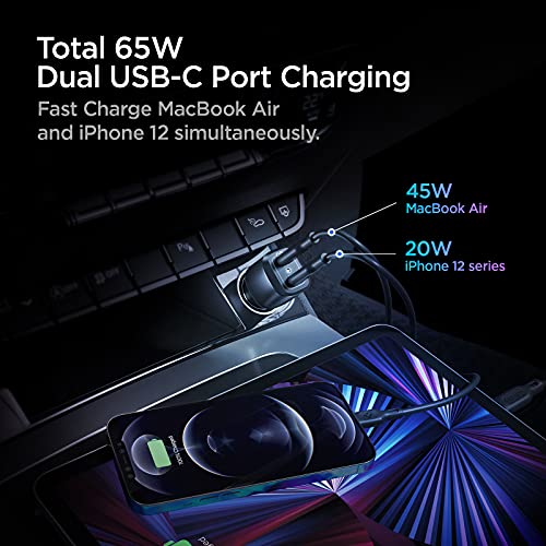 Spigen PC2000 Car Charger Arc.SA Black, USB, Macbook Air iPad Pro iPad Air Spigen PC2000 Car Charger Arc.SA Black, USB, Macbook Air iPad Pro iPad Air