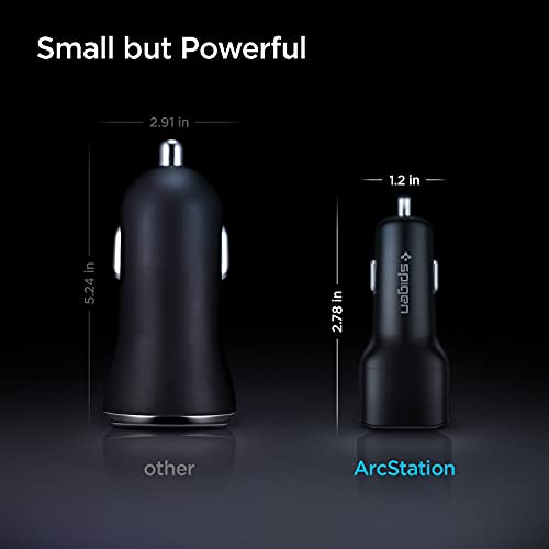 Spigen PC2000 Car Charger Arc.SA Black, USB, Macbook Air iPad Pro iPad Air Spigen PC2000 Car Charger Arc.SA Black, USB, Macbook Air iPad Pro iPad Air