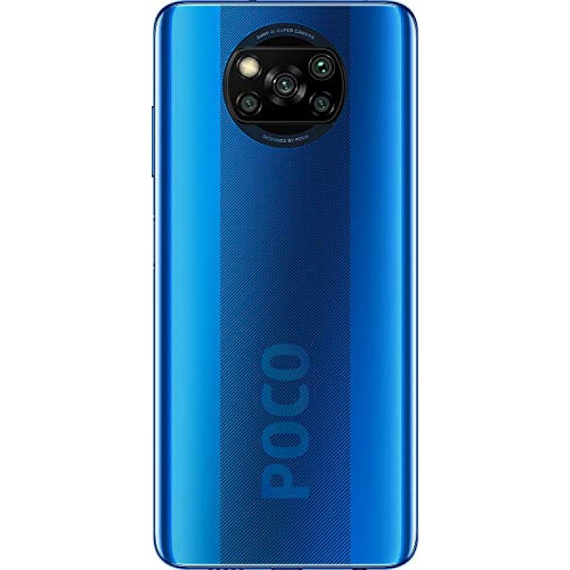 Poco X3 Cobalt Blue, 6GB RAM 128GB Storage Refurbished