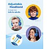 iClever Kids Headphones with Mic, Wired On Ear Headphones for Kids,94 dB Volume Safe Headphones