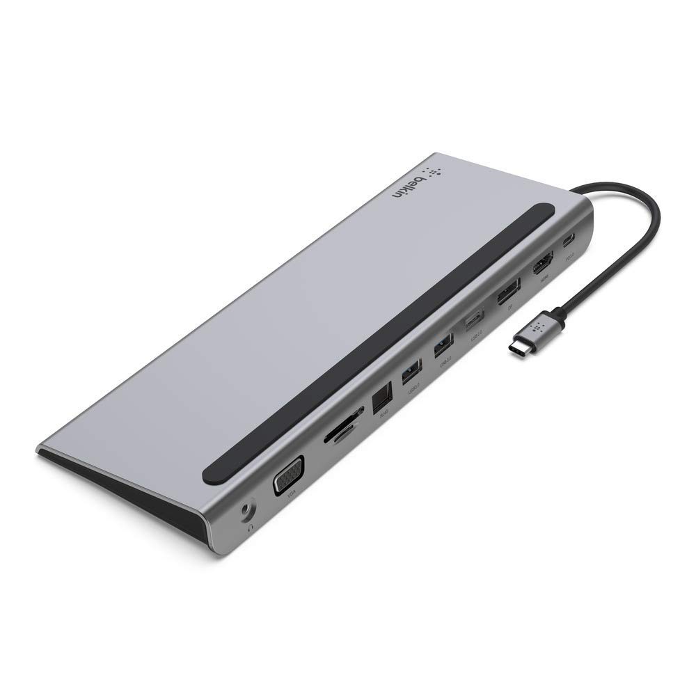 Belkin USB C Hub, 11-in-1 MultiPort Adapter Dock  Belkin USB C Hub, 11-in-1 MultiPort Adapter Dock