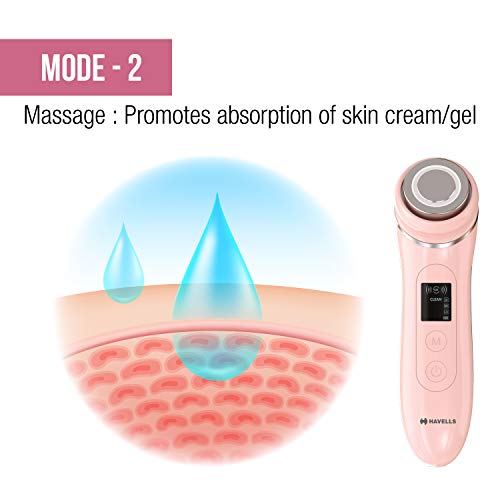 Havells SC5065 Multifunction Face, Skin Care Device, for Cleaning Massaging Pink Havells SC5065 Multifunction Face, Skin Care Device, for Cleaning Massaging Pink