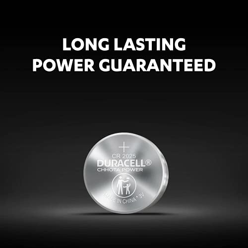 Duracell CR2025 3V Lithium Coin Battery, 20 pcs, 2025 Coin Button-Cell-Battery-DL2025 Duracell CR2025 3V Lithium Coin Battery, 20 pcs, 2025 Coin Button-Cell-Battery-DL2025