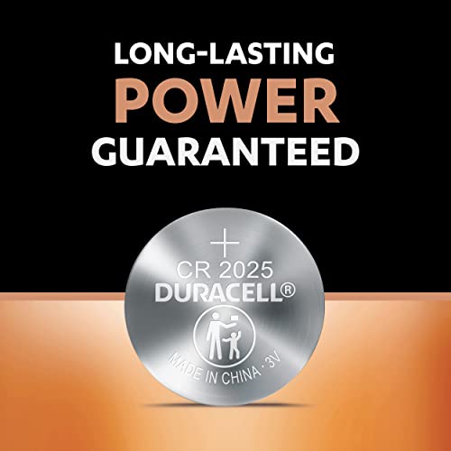 Duracell CR2025 3V Lithium Coin Battery, 20 pcs, 2025 Coin Button-Cell-Battery-DL2025 Duracell CR2025 3V Lithium Coin Battery, 20 pcs, 2025 Coin Button-Cell-Battery-DL2025