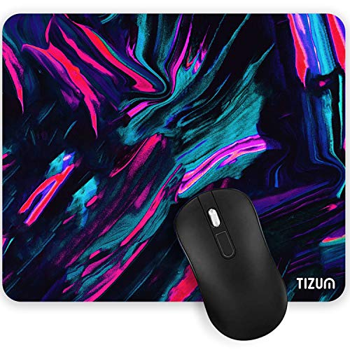 Tizum Mouse Pad Computer Mouse Mat with Anti-Slip Rubber Base & Smooth Mouse Control with Spill-Resistant Surface for Laptop (Multicolor) Tizum Mouse Pad Computer Mouse Mat with Anti-Slip Rubber Base & Smooth Mouse Control with Spill-Resistant Surface for Laptop (Multicolor)