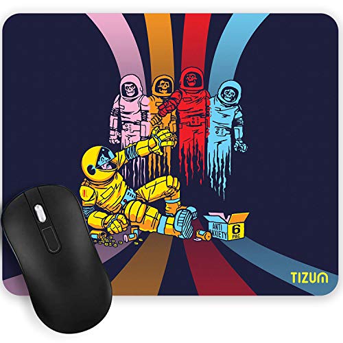 Tizum Mouse Pad Computer Mouse Mat with Anti-Slip Rubber Base & Smooth Mouse Control with Spill-Resistant Surface for Laptop (Multicolor) Tizum Mouse Pad Computer Mouse Mat with Anti-Slip Rubber Base & Smooth Mouse Control with Spill-Resistant Surface for Laptop (Multicolor)
