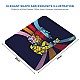 Tizum Mouse Pad Computer Mouse Mat with Anti-Slip Rubber Base & Smooth Mouse Control with Spill-Resistant Surface for Laptop (Multicolor)