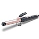 AGARO HC6001 Hair Curler with 25MM Barrel, Rod, Tong, Tourmaline Infused Ceramic Coated Plates, Cool Touch Tip, Fast Heating, for Women, Long and Short Hair Curling, Styling, Black & Rose Gold