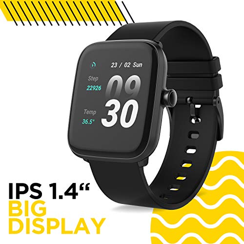 FLiX Beetel S1 Bluetooth Smart Watch, IPX 68 Rated Water and Dust Resistant Smart watch Black FLiX Beetel S1 Bluetooth Smart Watch, IPX 68 Rated Water and Dust Resistant Smart watch Black
