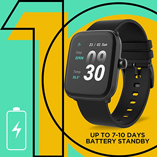 FLiX Beetel S1 Bluetooth Smart Watch, IPX 68 Rated Water and Dust Resistant Smart watch Black FLiX Beetel S1 Bluetooth Smart Watch, IPX 68 Rated Water and Dust Resistant Smart watch Black