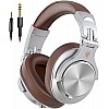 OneOdio A71 Over Ear Headphones with Mic, On-Line Volume & Share-Port Headsets for Gaming Office Phone Call