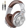 OneOdio A71 Over Ear Headphones with Mic, On-Line Volume & Share-Port Headsets for Gaming Office Phone Call