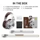 OneOdio A71 Over Ear Headphones with Mic, On-Line Volume & Share-Port Headsets for Gaming Office Phone Call