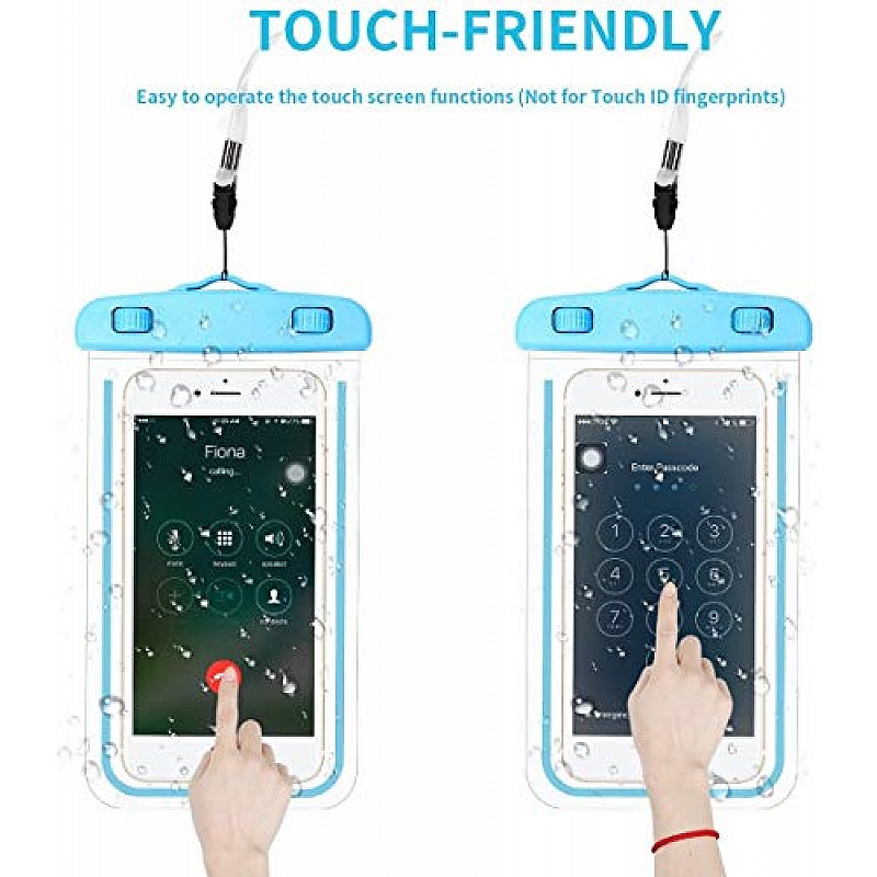 AIRTREE  Waterproof Smartphone Protective Pouch for Pool, Beach for All Smartphones-Random Color Multicolor