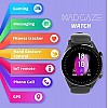 WatchOut Wearables Presents Mad Gaze : World's First Gesture Controlled Smartwatch (Black)