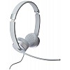 Lenovo 100 Wired On Ear Headphones with Mic (Cloud Grey)-