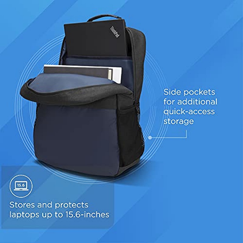 Lenovo 15.6" (39.62cm) Slim Everyday Backpack, Made in India, Compact, Water-resistant