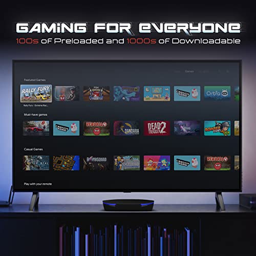 EvoFox Game Box TV Gaming Console With Smart Remote and Game Controller 4 GB RAM, 32 GB Storage 3D GPU, 4-Core Processor Coal Black EvoFox Game Box TV Gaming Console With Smart Remote and Game Controller 4 GB RAM, 32 GB Storage 3D GPU, 4-Core Processor Coal Black