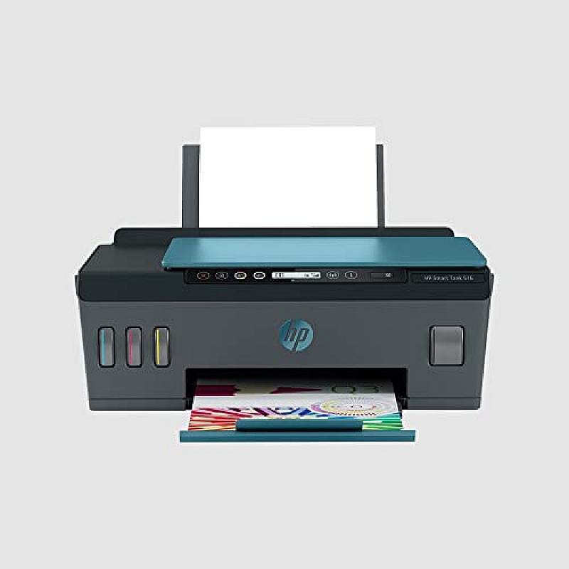 HP Smart Tank 516 All-in-One Multi-function WiFi Color Inkjet Printer Blue, Black