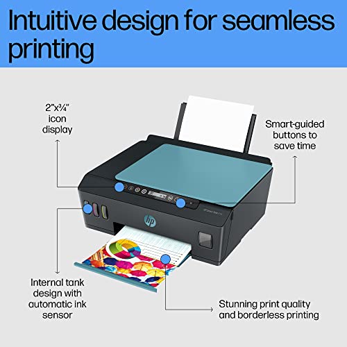 hp smart tank 516 all-in-one multi-function wifi color inkjet printer blue, black wireless, (blue, bottle), refurbished hp smart tank 516 all-in-one multi-function wifi color inkjet printer blue, black wireless, (blue, bottle), refurbished