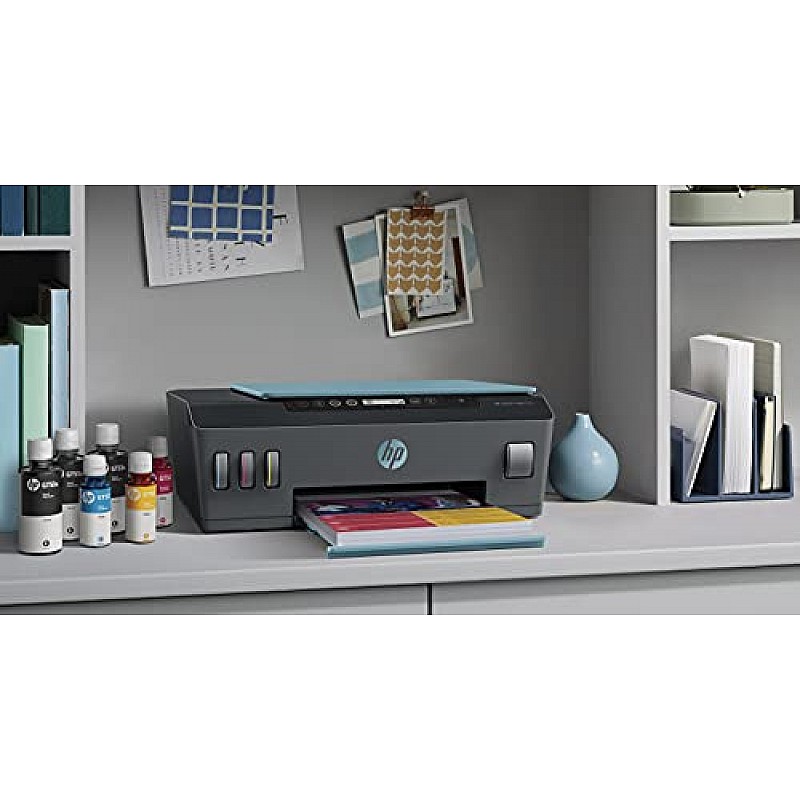 HP Smart Tank 516 All-in-One Multi-function WiFi Color Inkjet Printer Blue, Black