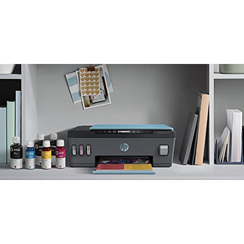 HP Smart Tank 516 All-in-One Multi-function WiFi Color Inkjet Printer Blue, Black