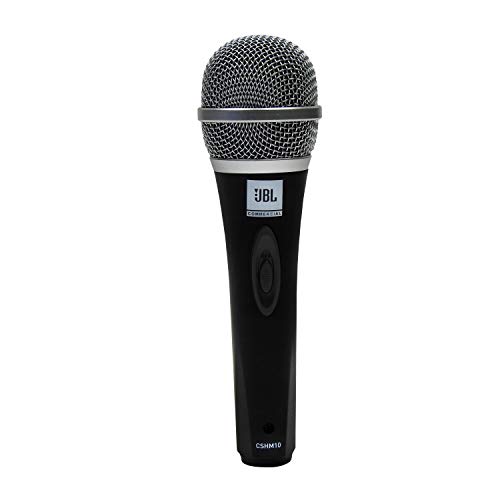 JBL Commercial CSHM10 Handheld Dynamic XLR Unidirectional Microphone With On/Off Switch (Cable Not Included) Black, Medium JBL Commercial CSHM10 Handheld Dynamic XLR Unidirectional Microphone With On/Off Switch (Cable Not Included) Black, Medium